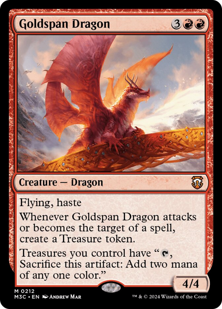 Goldspan Dragon [Modern Horizons 3 Commander] | Devastation Store