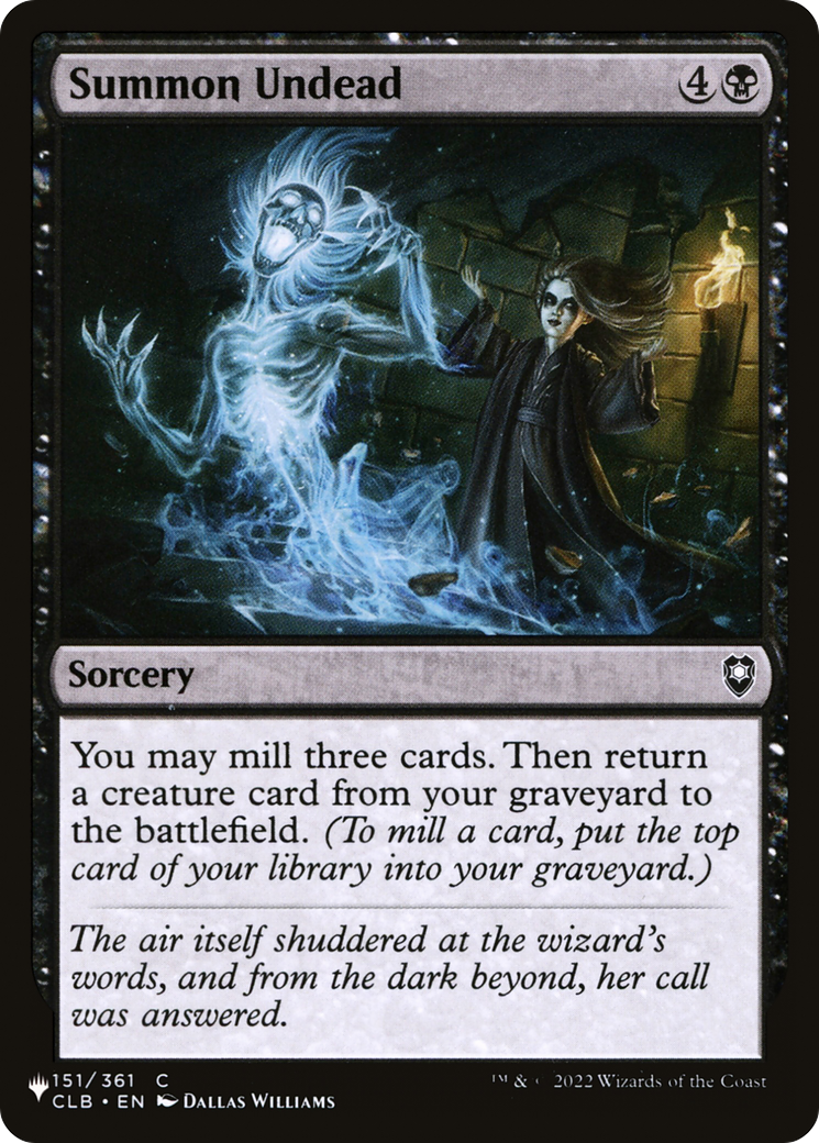 Summon Undead [The List Reprints] | Devastation Store