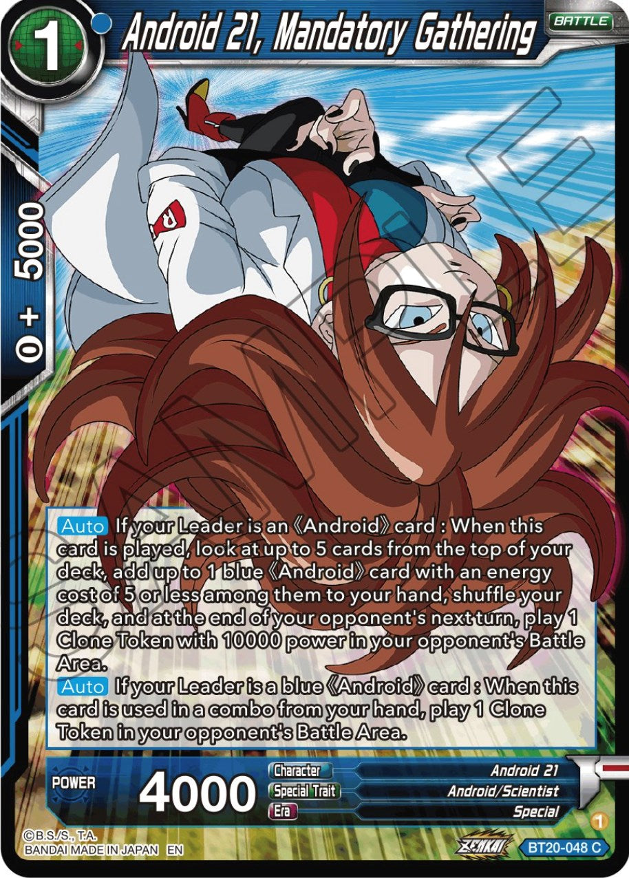 Android 21, Mandatory Gathering (BT20-048) [Power Absorbed] | Devastation Store