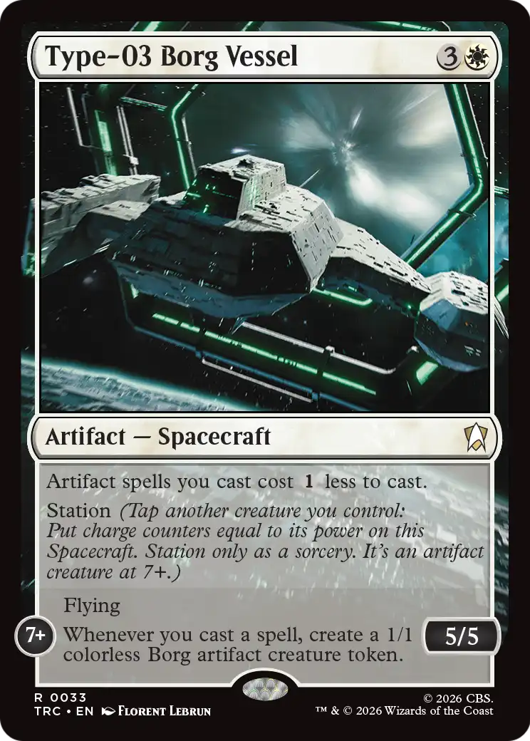 Type-03 Borg Vessel (Surge Foil) [Star Trek Commander] | Devastation Store
