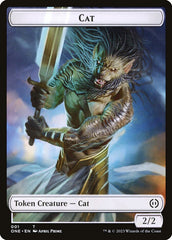 Phyrexian Goblin // Cat Double-Sided Token [Phyrexia: All Will Be One Tokens] | Devastation Store