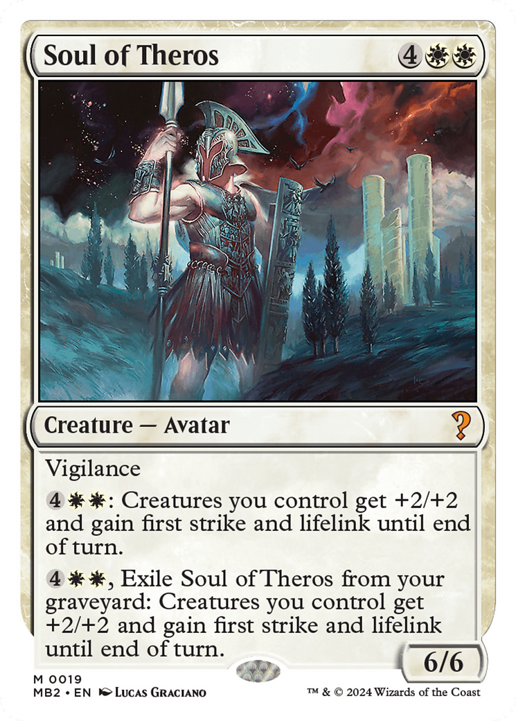 Soul of Theros (White Border) [Mystery Booster 2] | Devastation Store