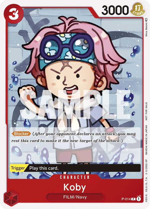 Koby (One Piece Film Red) [One Piece Promotion Cards] | Devastation Store