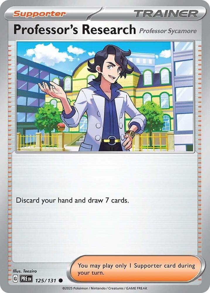 Professor's Research (125/131) [Professor Sycamore] [Scarlet & Violet: Prismatic Evolutions] | Devastation Store