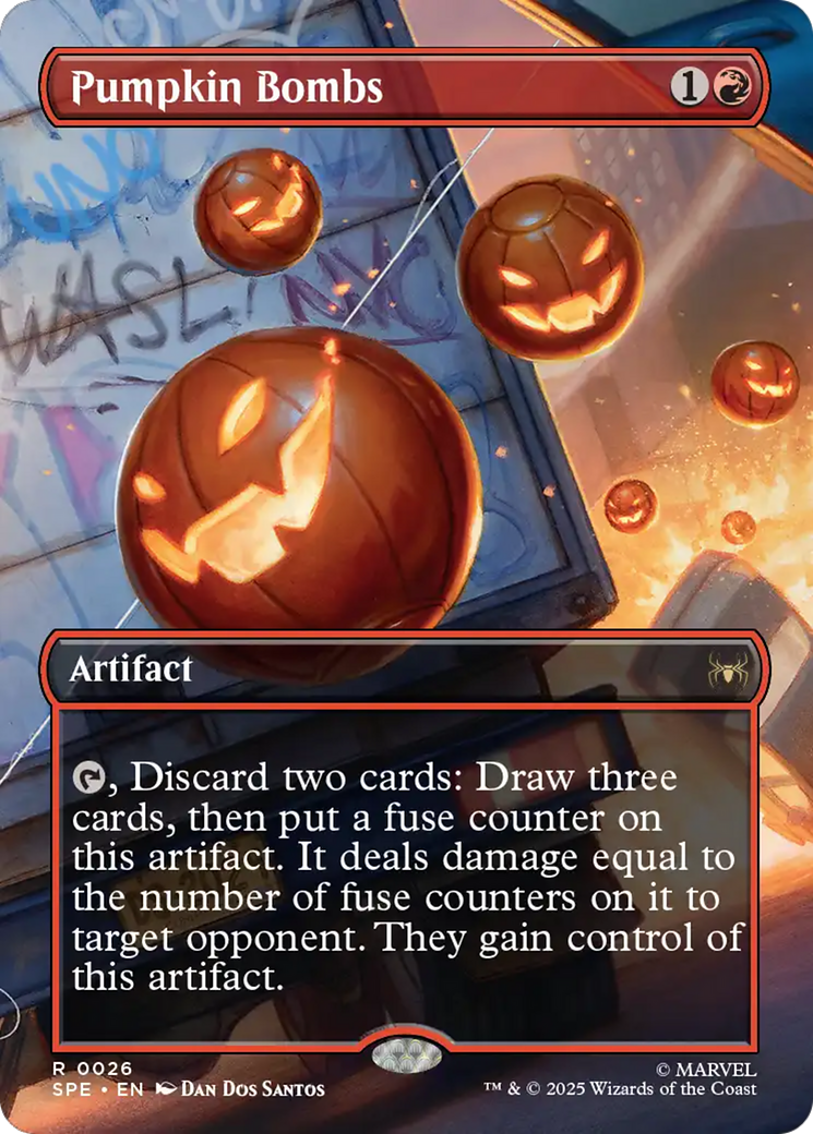 Pumpkin Bombs (Borderless) [Marvel's Spider-Man: Eternal-Legal] | Devastation Store