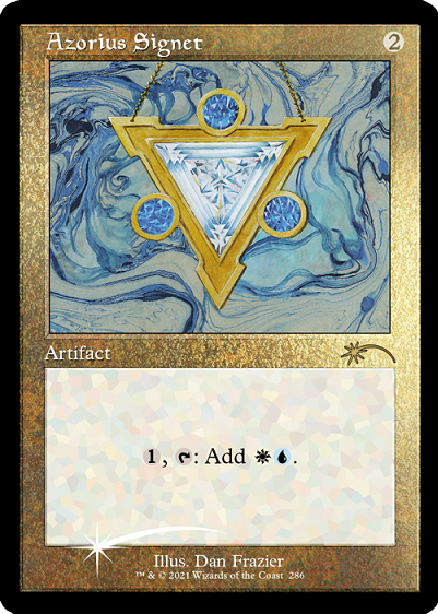 Azorius Signet (Retro) (Foil Etched) [Secret Lair Drop Series] | Devastation Store