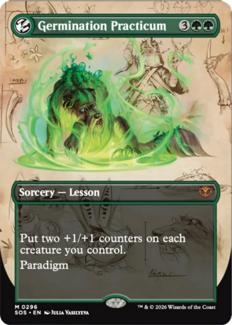 Germination Practicum (Borderless) [Secrets of Strixhaven] | Devastation Store