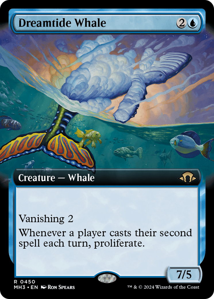 Dreamtide Whale (Extended Art) [Modern Horizons 3] | Devastation Store