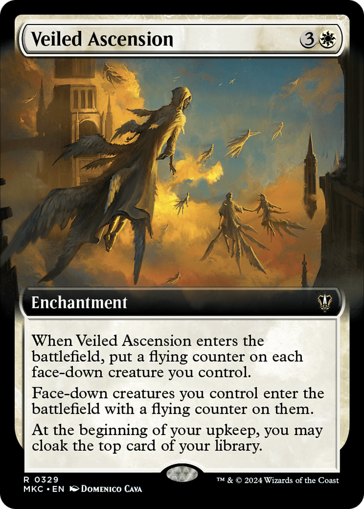 Veiled Ascension (Extended Art) [Murders at Karlov Manor Commander] | Devastation Store