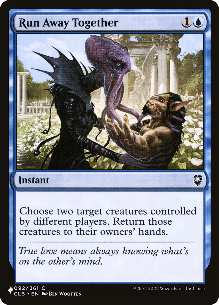 Run Away Together [The List Reprints] | Devastation Store