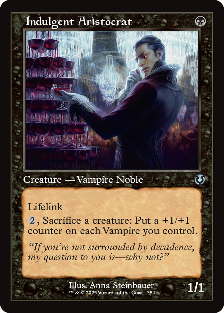 Indulgent Aristocrat (Retro Frame) [Innistrad Remastered] | Devastation Store