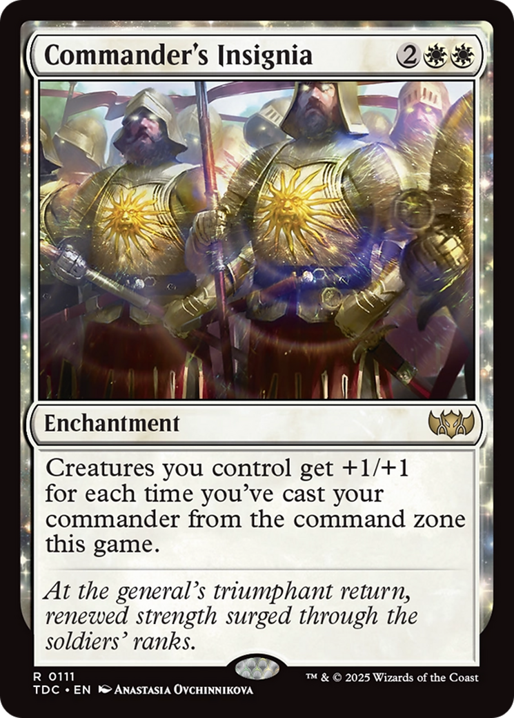 Commander's Insignia [Tarkir: Dragonstorm Commander] | Devastation Store