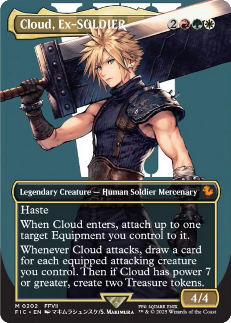 Cloud, Ex-SOLDIER (Borderless) [FINAL FANTASY Commander] | Devastation Store