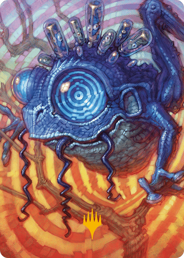 Psychic Frog Art Card (Gold-Stamped Planeswalker Symbol) [Modern Horizons 3 Art Series] | Devastation Store