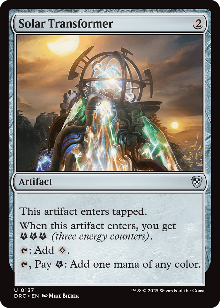 Solar Transformer [Aetherdrift Commander] | Devastation Store