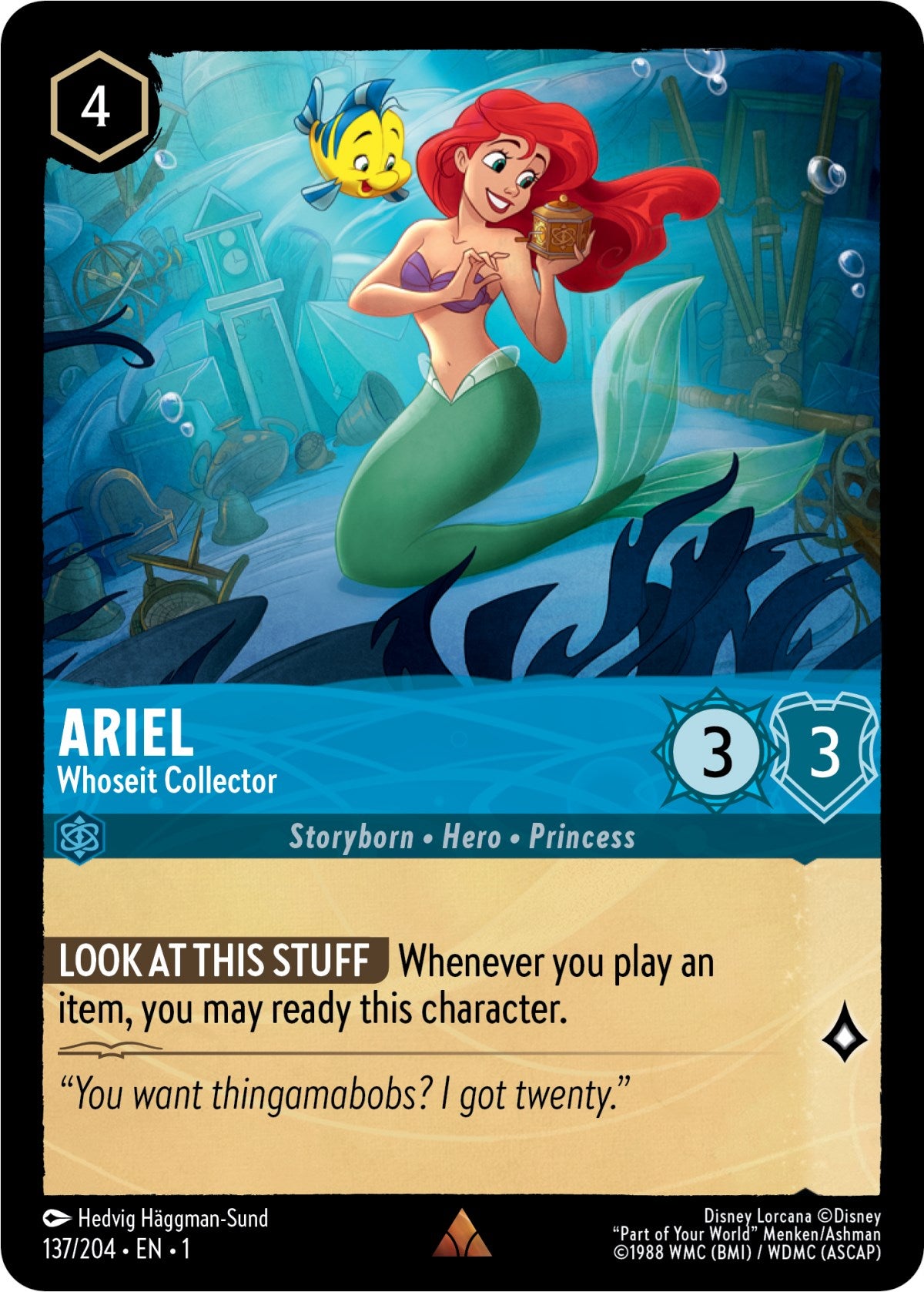 Ariel - Whoseit Collector (137/204) [The First Chapter] | Devastation Store