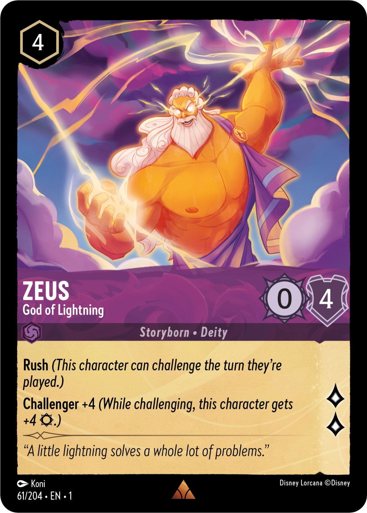 Zeus - God of Lightning (61/204) [The First Chapter] | Devastation Store