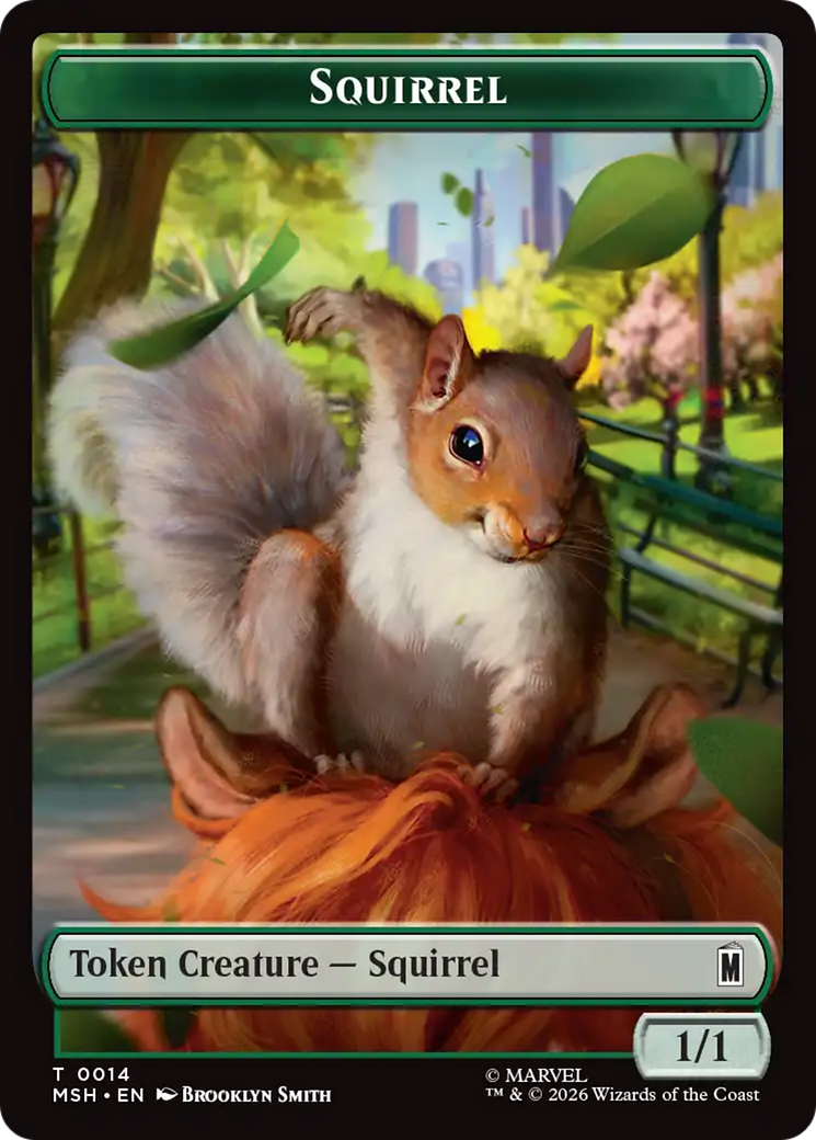 The Void // Squirrel Double-Sided Token [Marvel Super Heroes Tokens] | Devastation Store