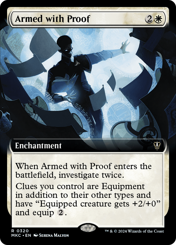 Armed with Proof (Extended Art) [Murders at Karlov Manor Commander] | Devastation Store