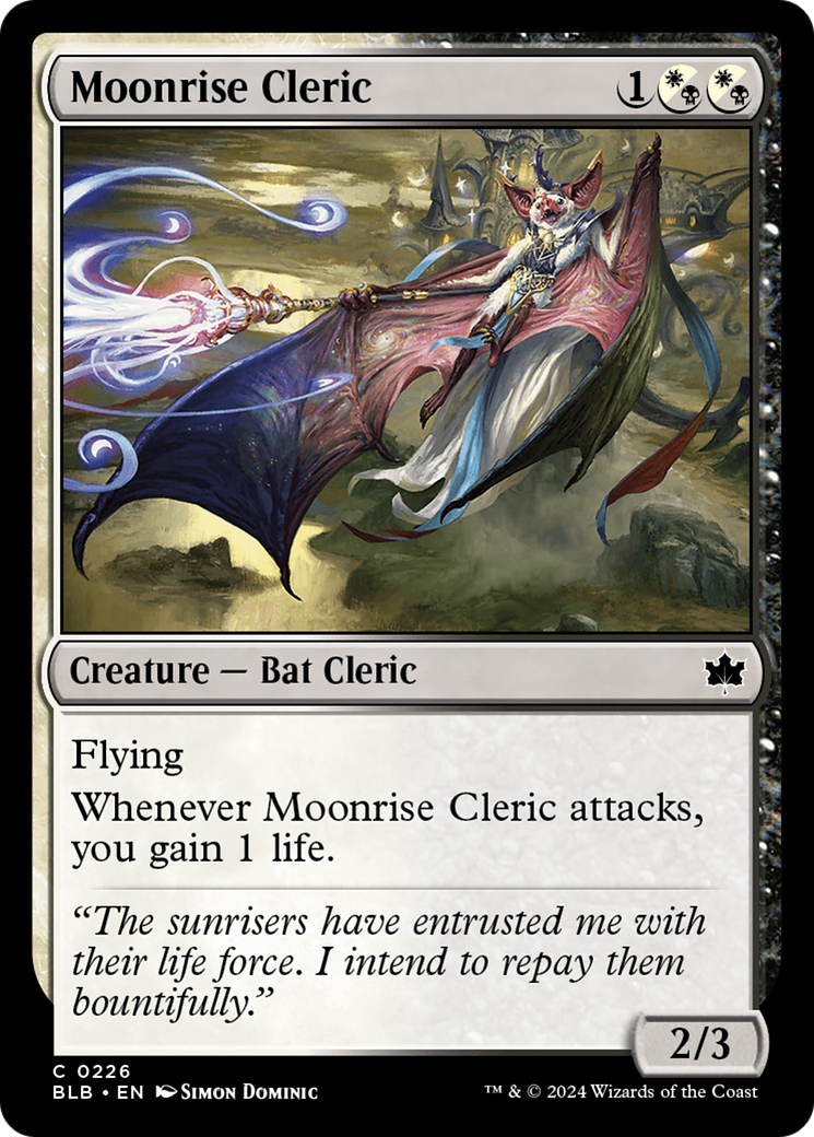 Moonrise Cleric [Bloomburrow] | Devastation Store