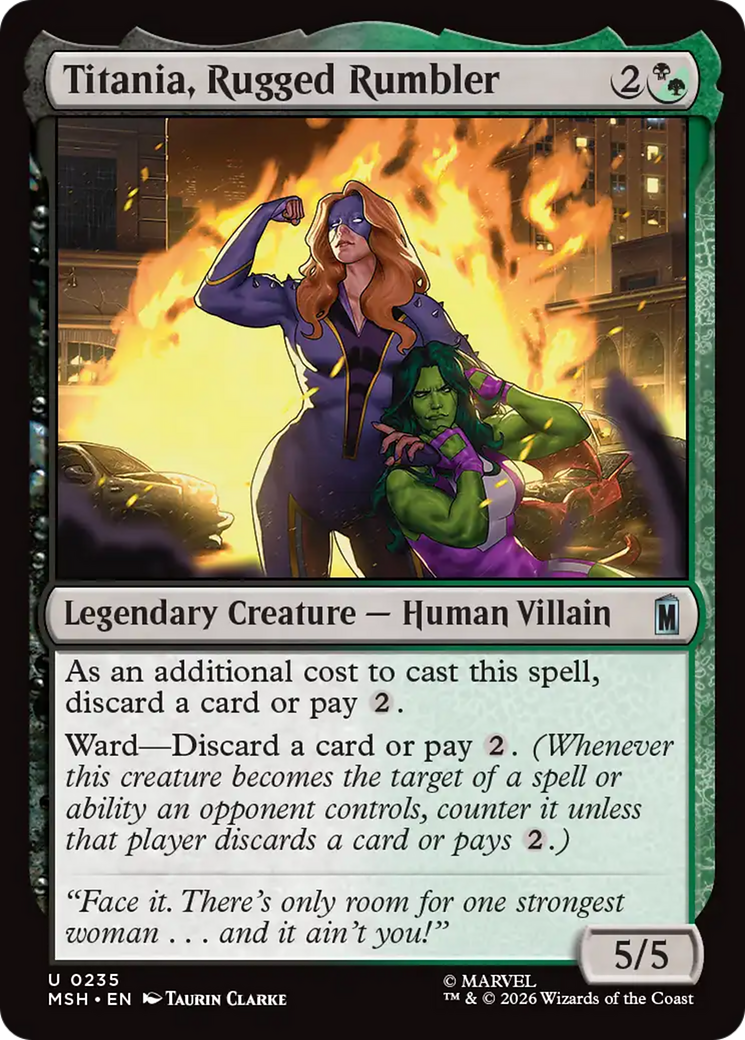 Titania, Rugged Rumbler [Marvel Super Heroes] | Devastation Store