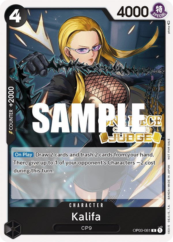 Kalifa (Judge Pack Vol. 2) [One Piece Promotion Cards] | Devastation Store