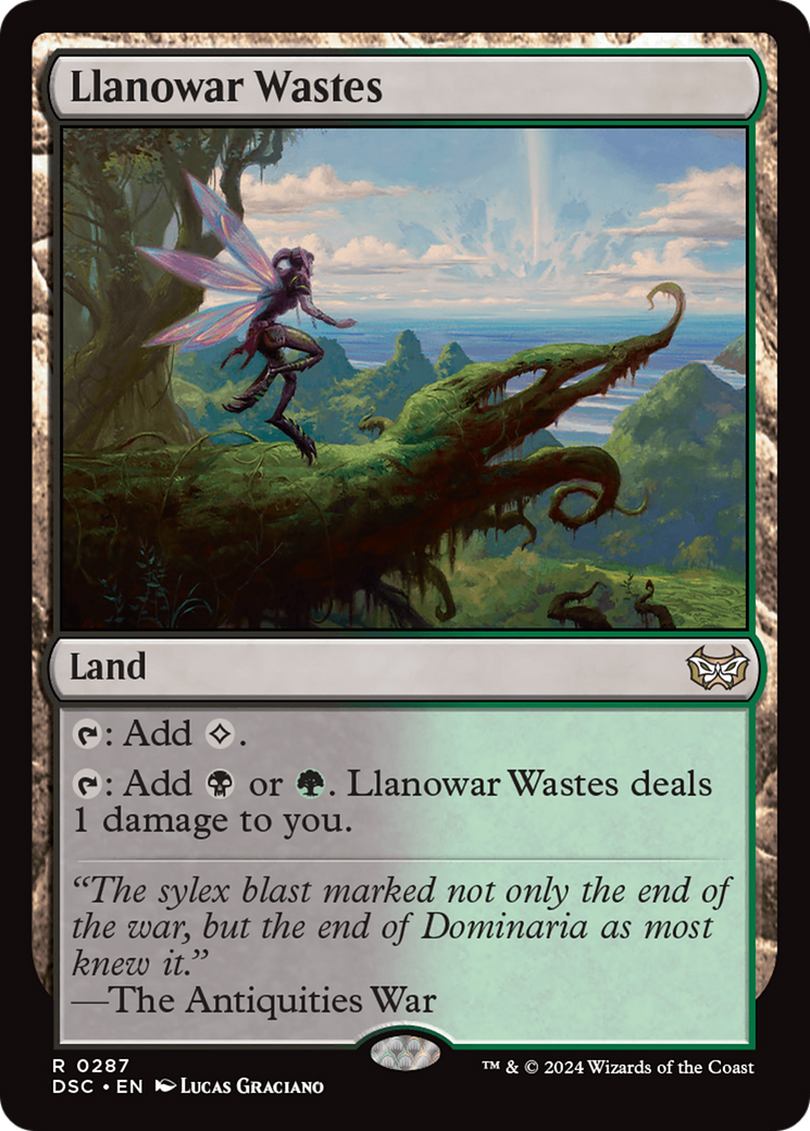 Llanowar Wastes [Duskmourn: House of Horror Commander] | Devastation Store