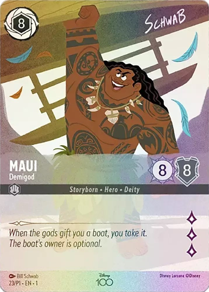 Maui - Demigod (Enchanted) (23) [Disney100 Promos] | Devastation Store