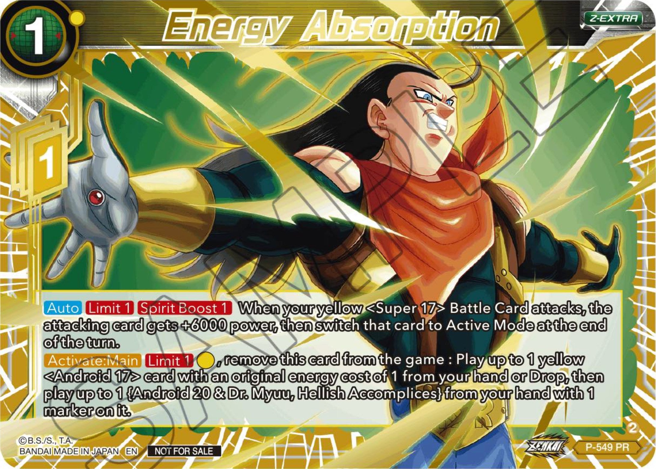 Energy Absorption (Championship Z Extra Card Pack 2023) (Gold-Stamped) (P-549) [Tournament Promotion Cards] | Devastation Store