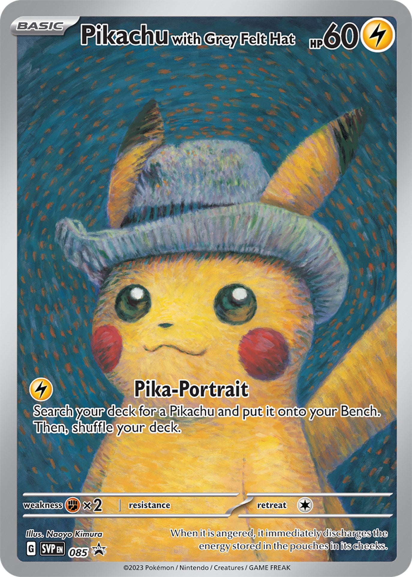 Pikachu with Grey Felt Hat (085) [Scarlet & Violet: Black Star Promos] | Devastation Store