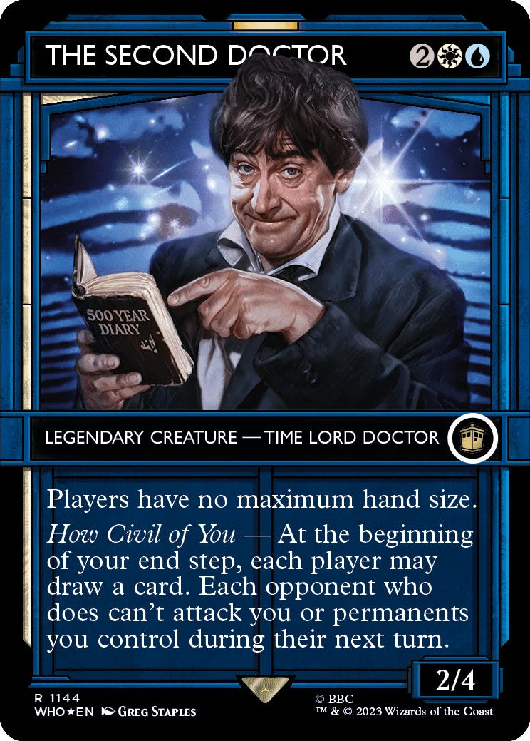 The Second Doctor (Showcase) (Surge Foil) [Doctor Who] | Devastation Store