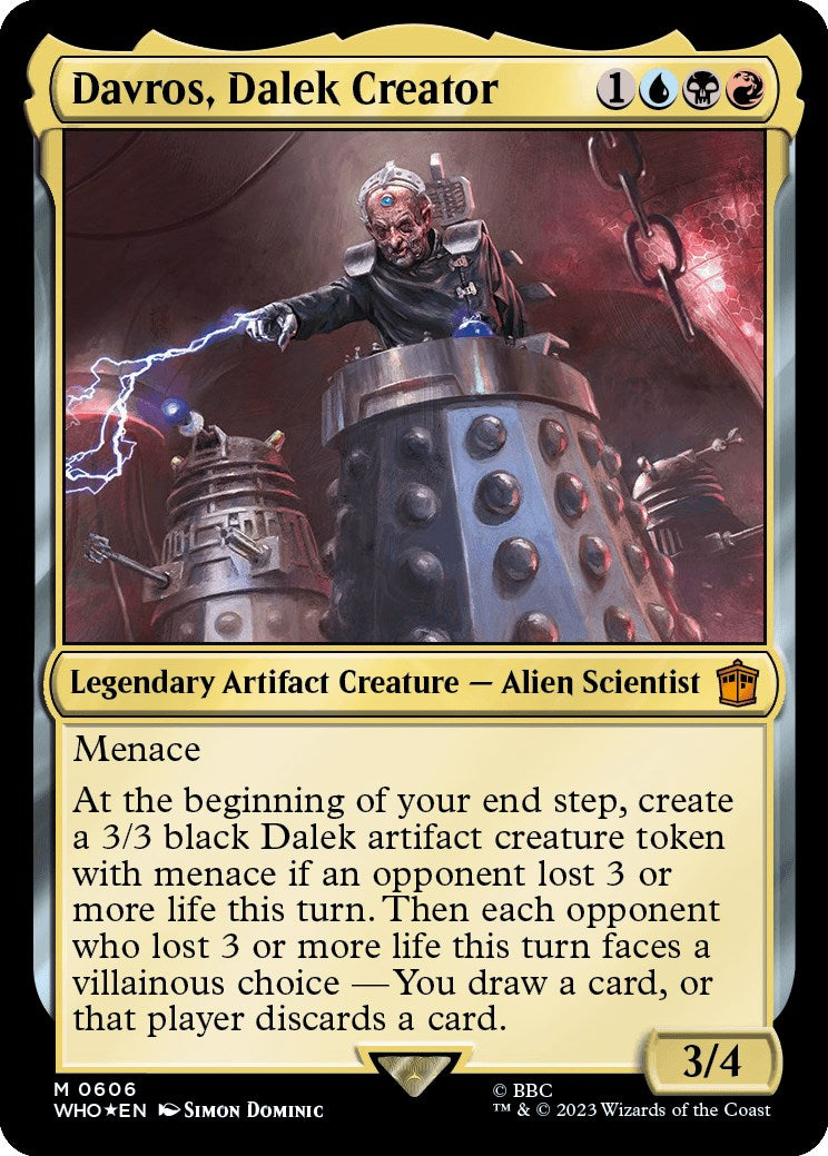 Davros, Dalek Creator (Surge Foil) [Doctor Who] | Devastation Store