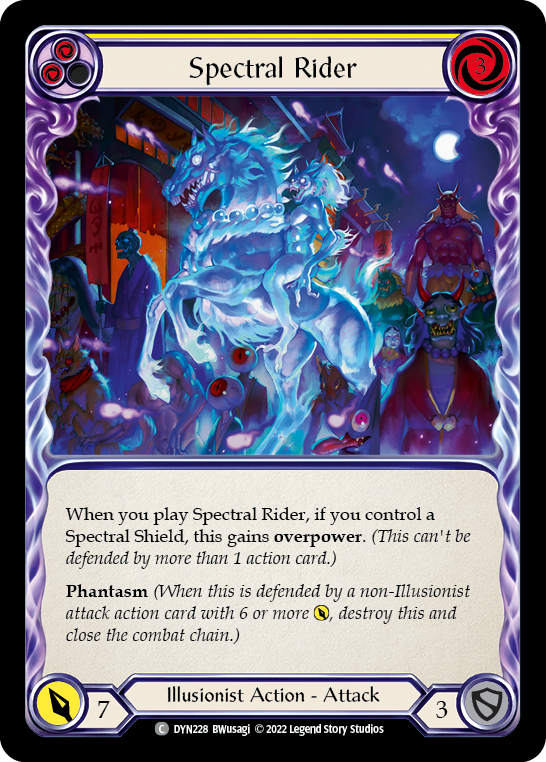 Spectral Rider (Yellow) [DYN228] (Dynasty) | Devastation Store