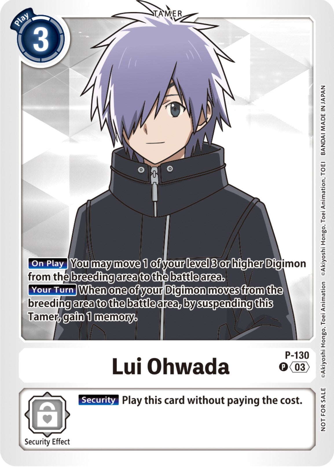 Lui Ohwada [P-130] (NYCC 2023 Demo Deck) [Promotional Cards] | Devastation Store