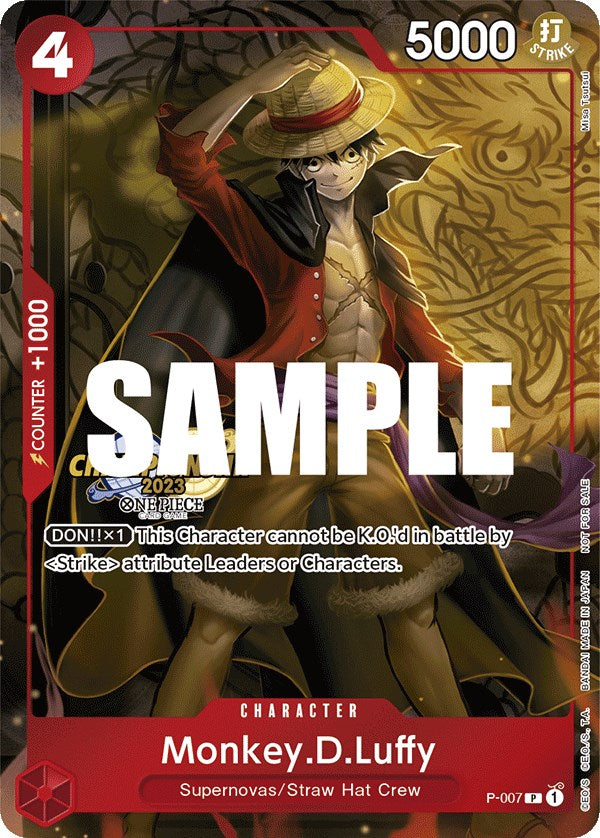 Monkey.D.Luffy (CS 2023 Celebration Pack) [One Piece Promotion Cards] | Devastation Store