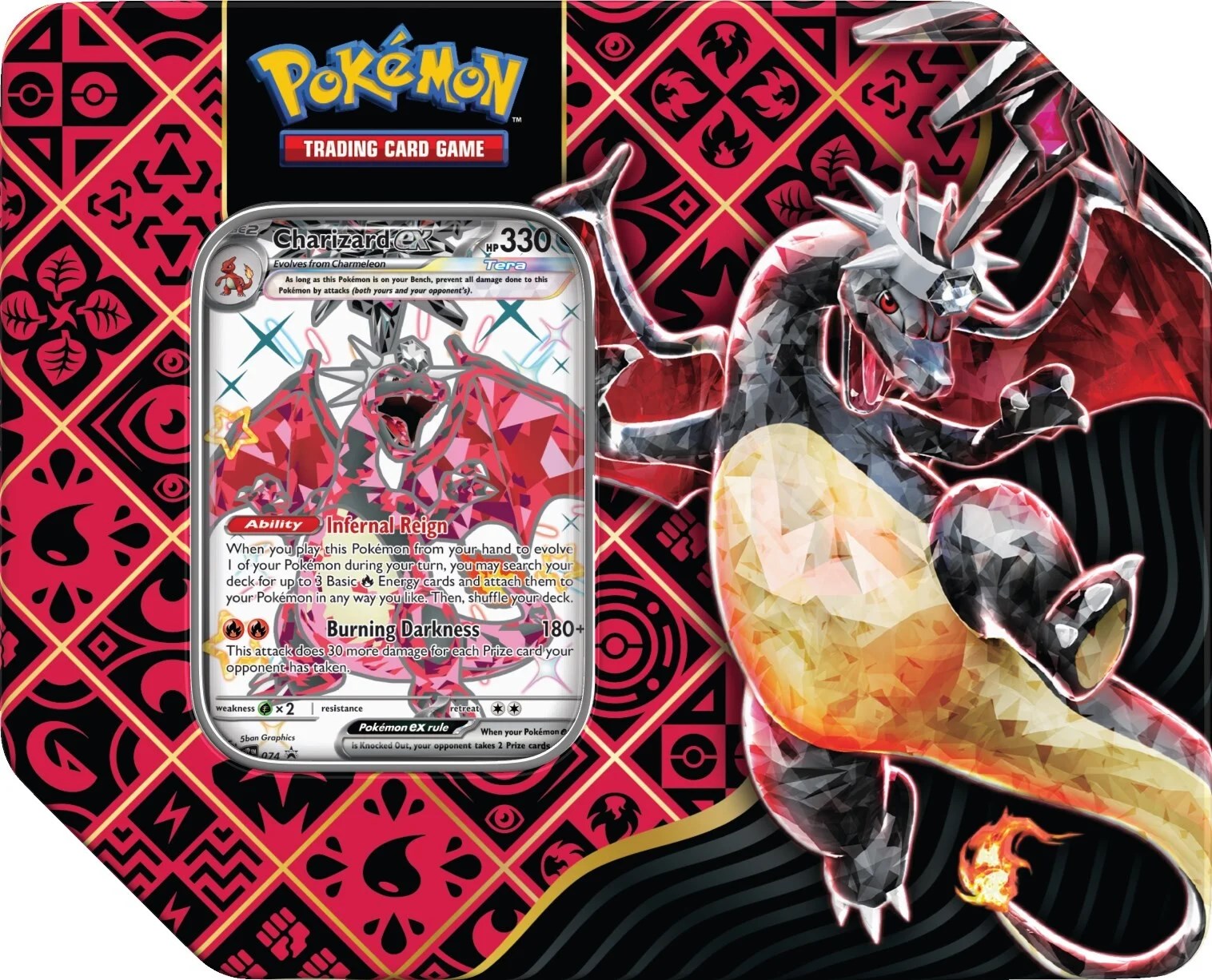 Scarlet & Violet: Paldean Fates - Tin (Charizard ex) | Devastation Store