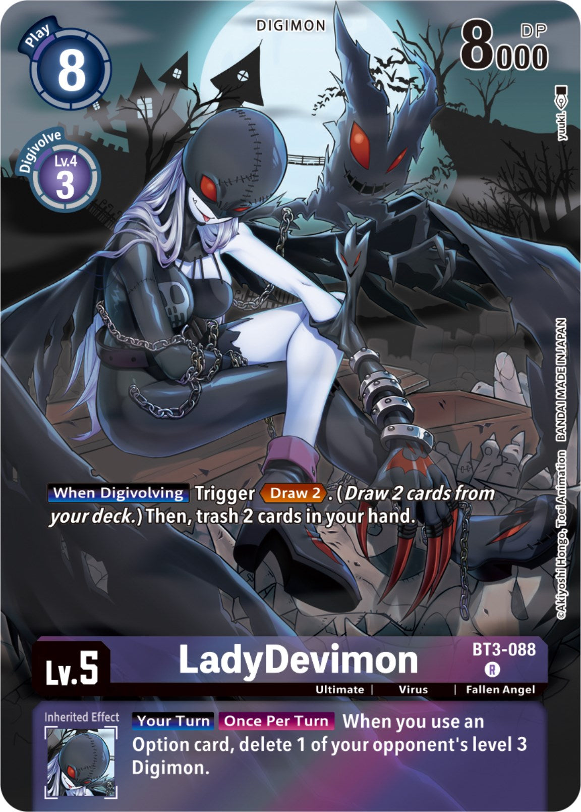 LadyDevimon [BT3-088] (Gift Box 2023) [Release Special Booster Promos] | Devastation Store