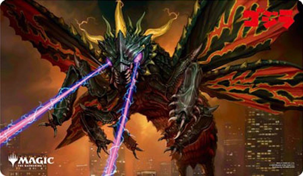 Playmat - Ikoria: Lair of Behemoths (Battra, Terror of the City) | Devastation Store