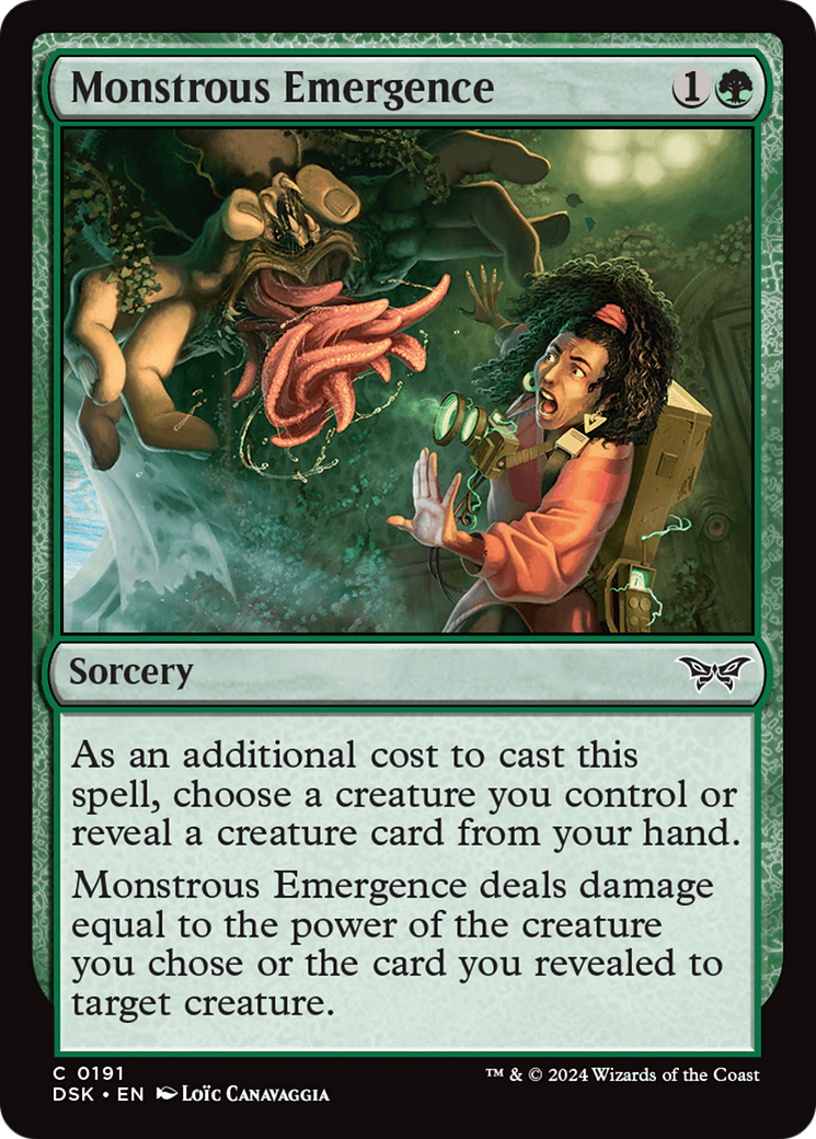 Monstrous Emergence [Duskmourn: House of Horror] | Devastation Store