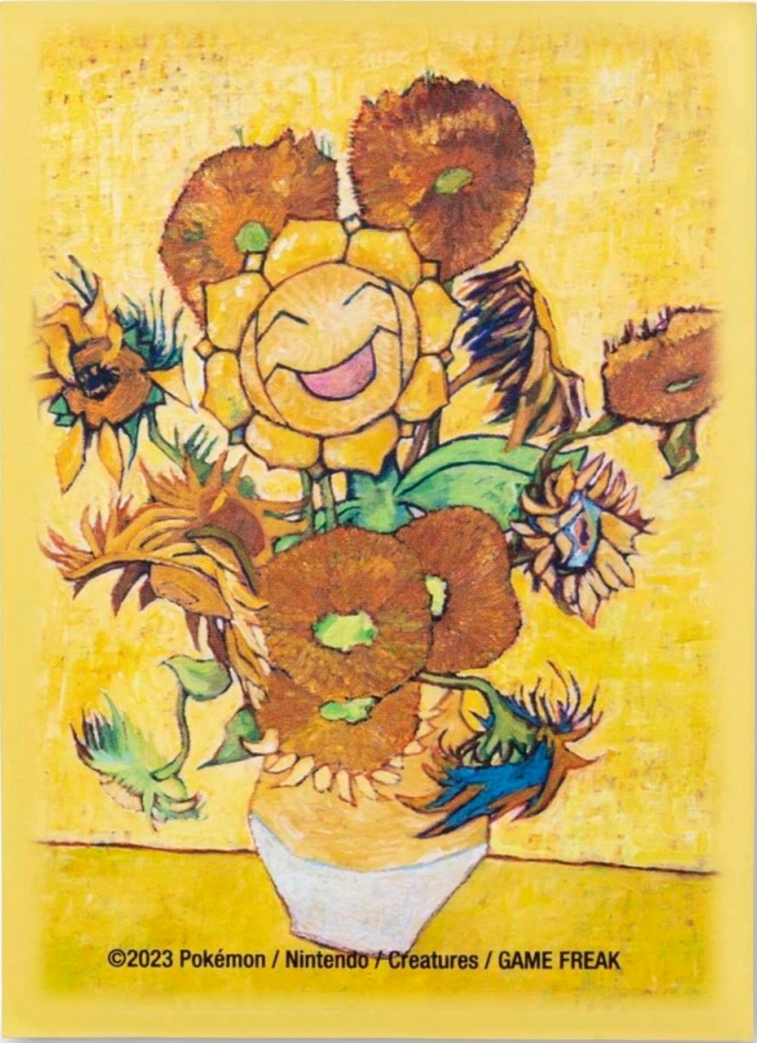 Card Sleeves - Sunflora Inspired by Sunflowers (Pokemon Center × Van Gogh Museum) | Devastation Store
