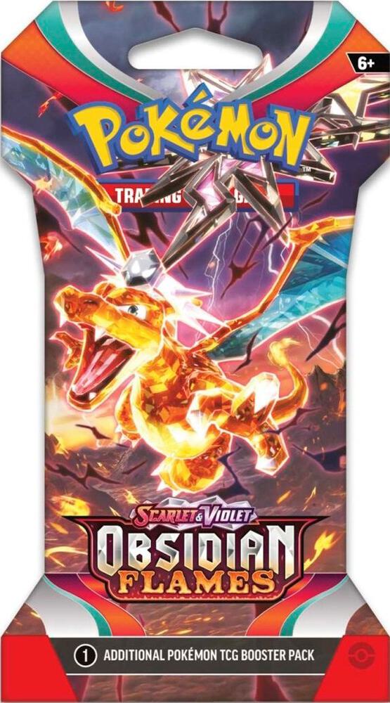 Scarlet & Violet: Obsidian Flames - Sleeved Booster Pack | Devastation Store