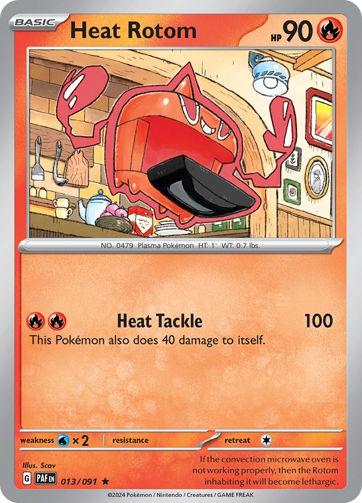 Heat Rotom (013/091) [Scarlet & Violet: Paldean Fates] | Devastation Store