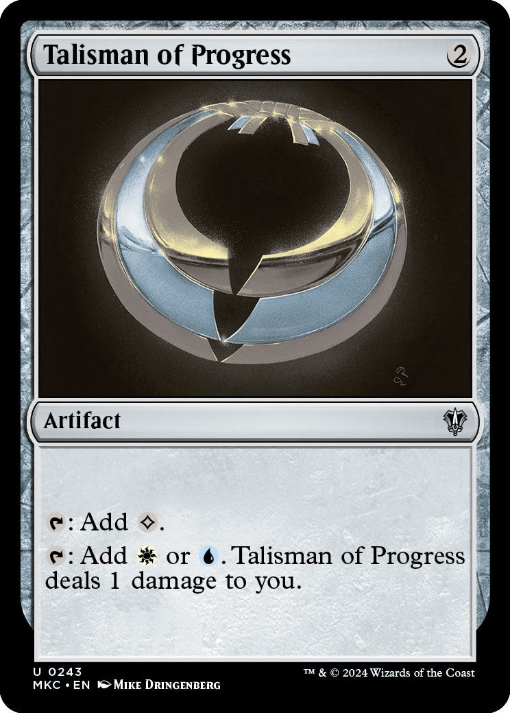 Talisman of Progress [Murders at Karlov Manor Commander] | Devastation Store