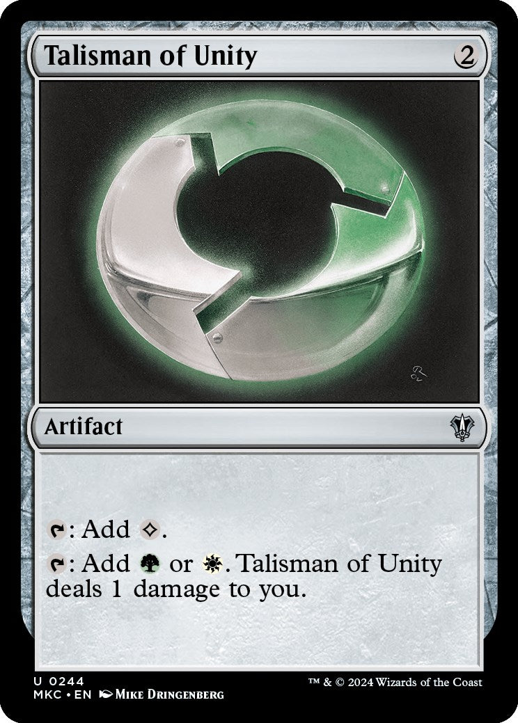 Talisman of Unity [Murders at Karlov Manor Commander] | Devastation Store