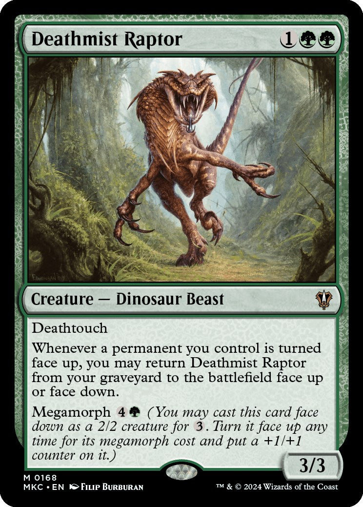 Deathmist Raptor [Murders at Karlov Manor Commander] | Devastation Store