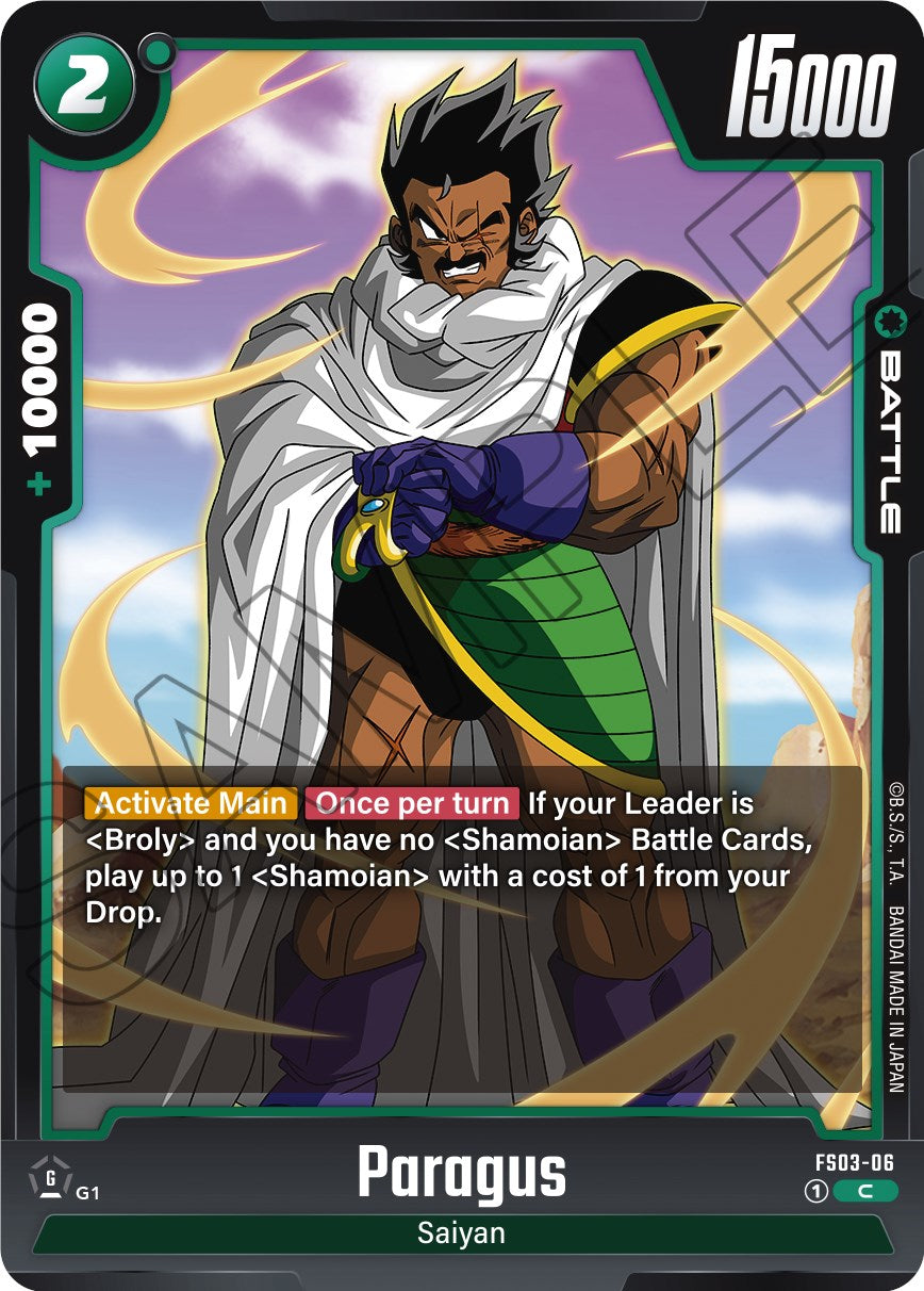 Paragus (FS03-06) [Starter Deck: Broly] | Devastation Store