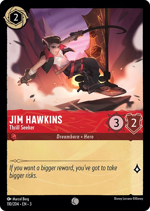 Jim Hawkins - Thrill Seeker (110/204) [Into the Inklands] | Devastation Store