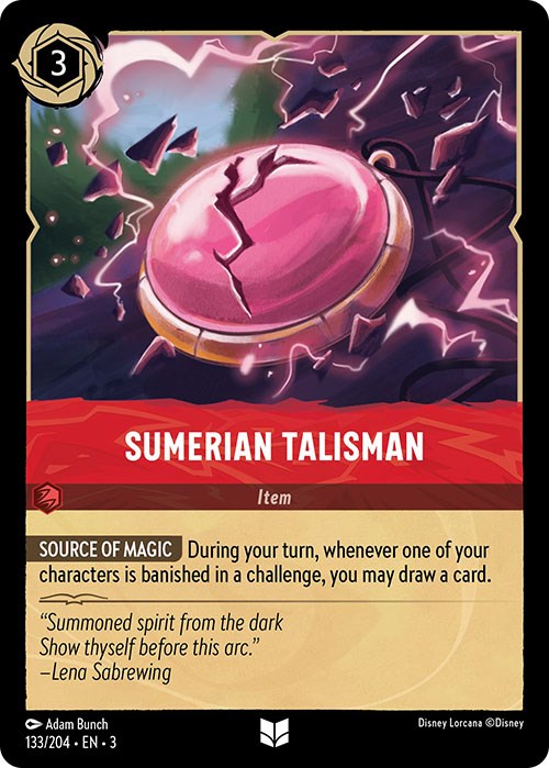 Sumerian Talisman (133/204) [Into the Inklands] | Devastation Store
