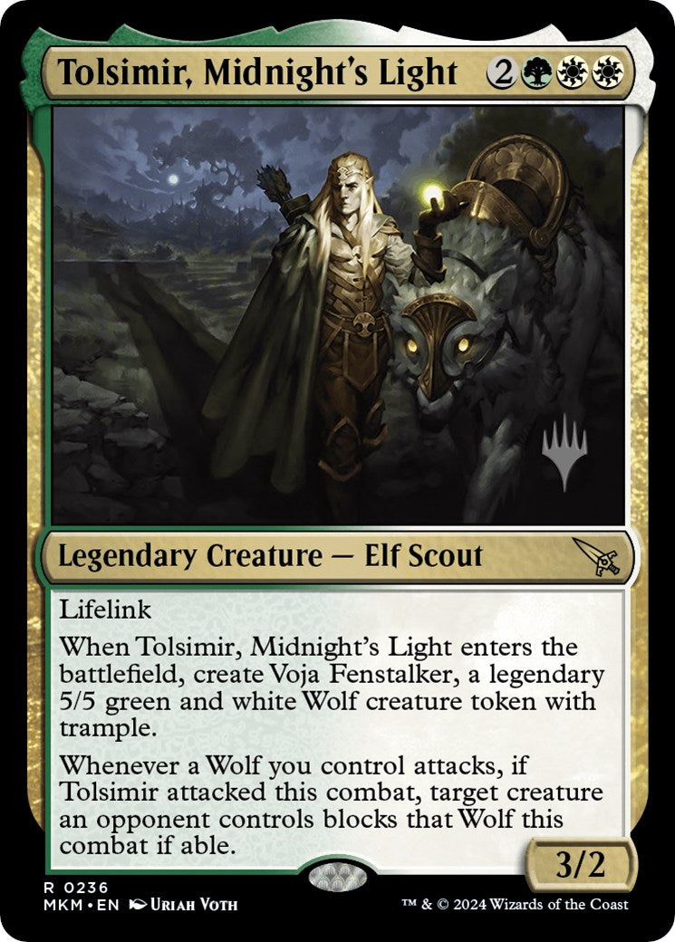 Tolsimir, Midnight's Light (Promo Pack) [Murders at Karlov Manor Promos] | Devastation Store