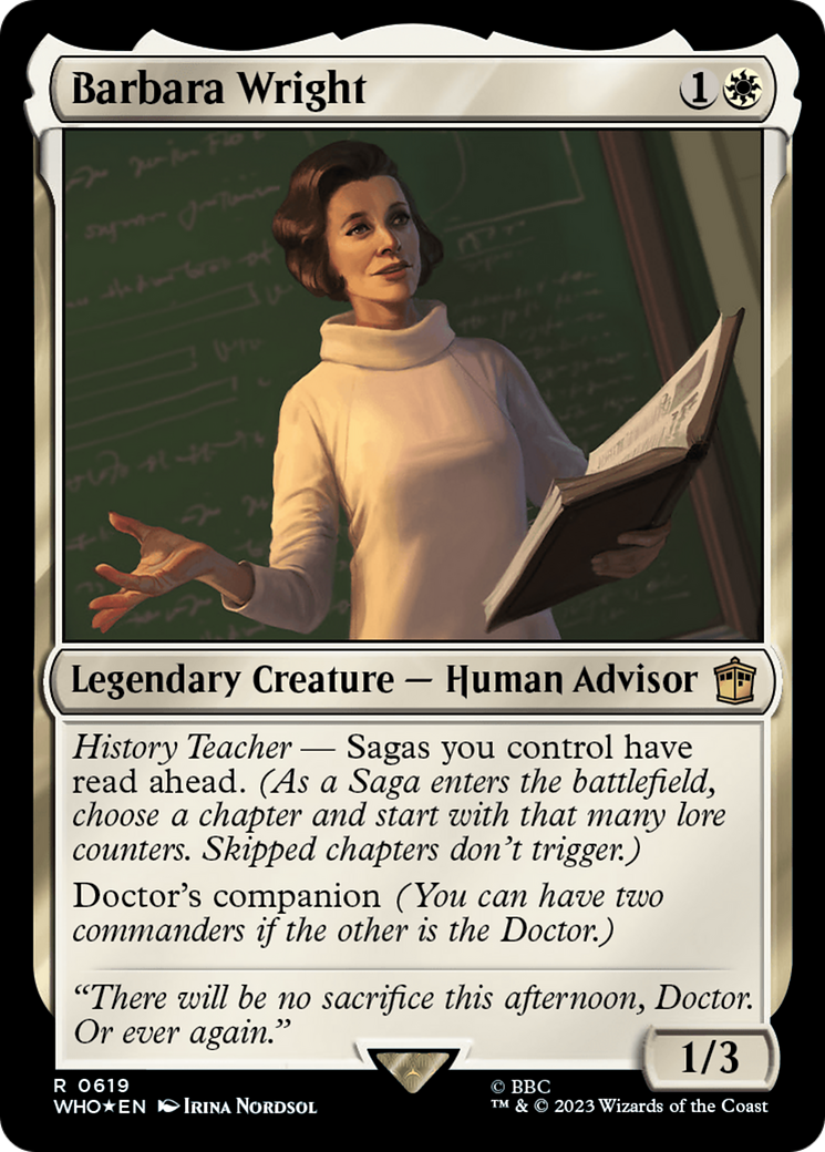 Barbara Wright (Surge Foil) [Doctor Who] | Devastation Store